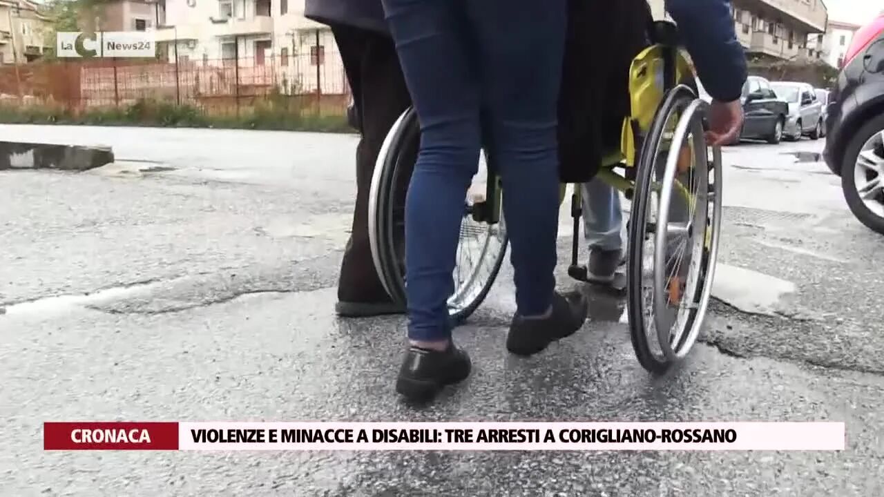Violenze e minacce a disabili: tre arresti a Corigliano-Rossano