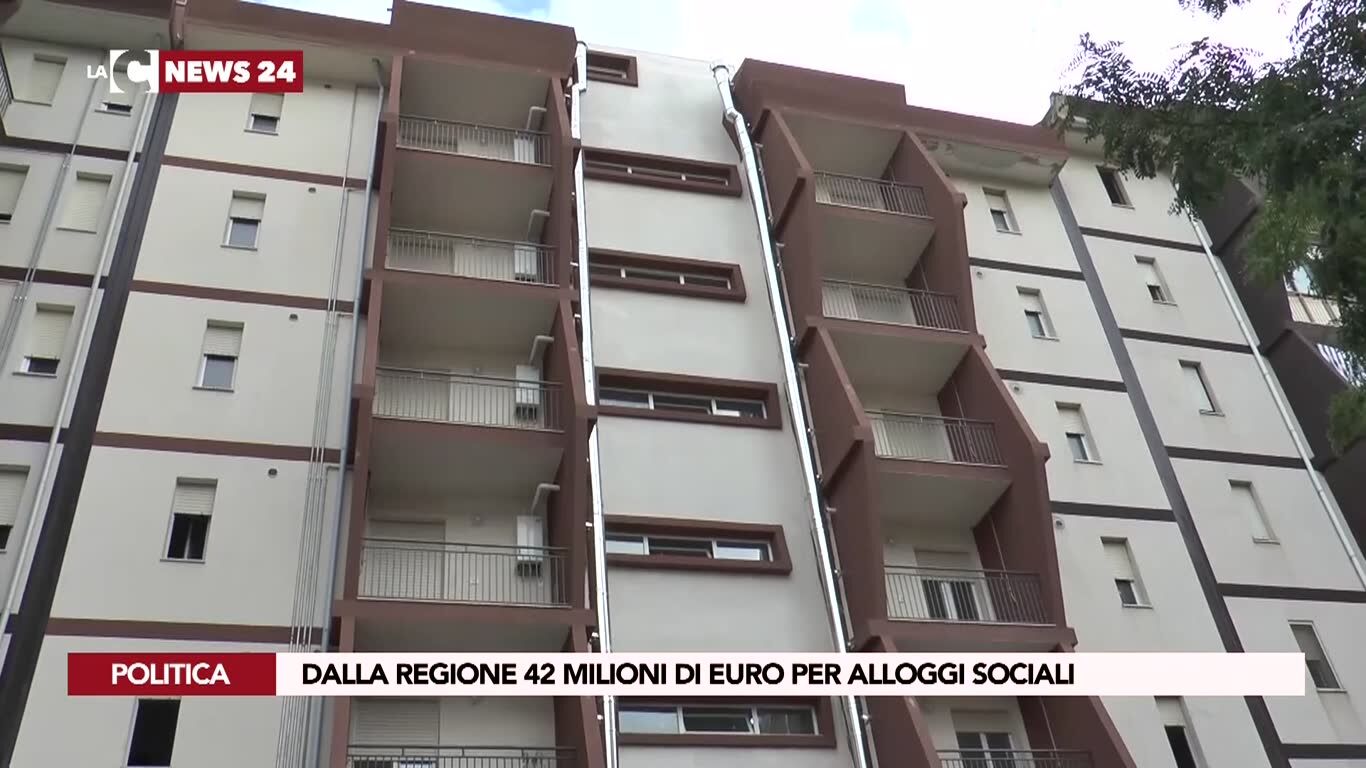 Dalla regione 42 milioni di euro per alloggi sociali