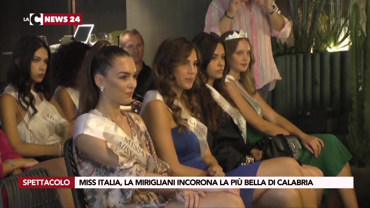 Miss Italia, la Mirigliani incorona la più bella di Calabria
