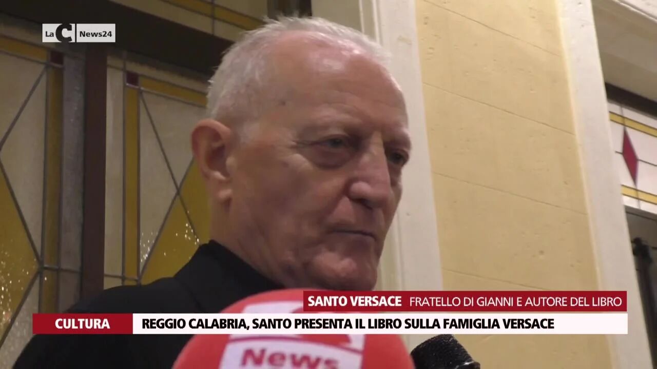 Reggio Calabria, Santo presenta il libro sulla famiglia Versace