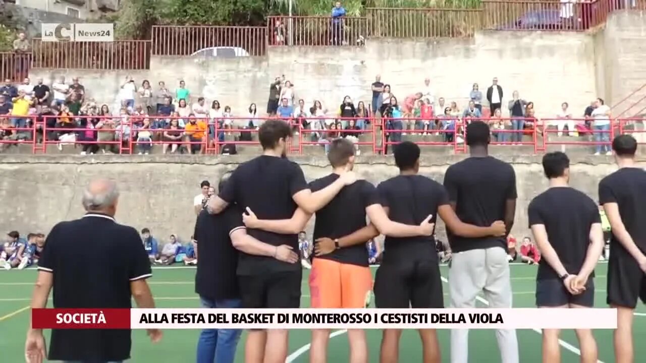 Alla festa del basket di Monterosso i cestisti della Viola