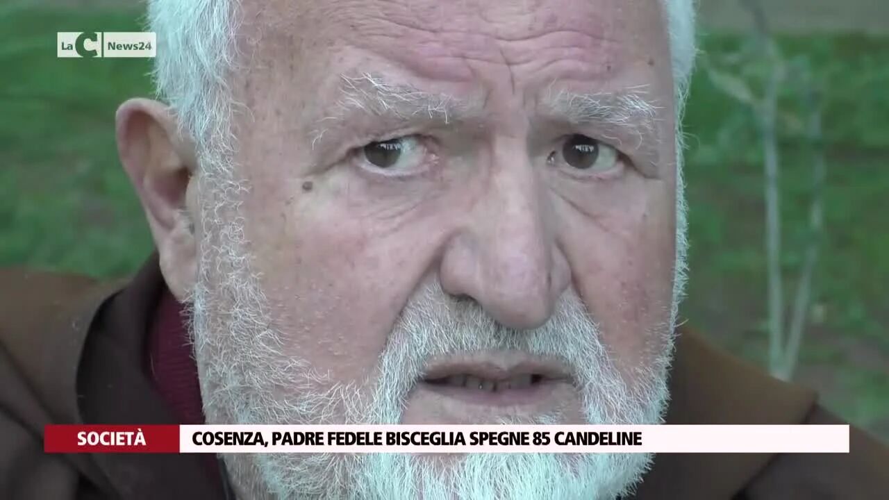 Cosenza, padre Fedele Bisceglia spegne 85 candeline