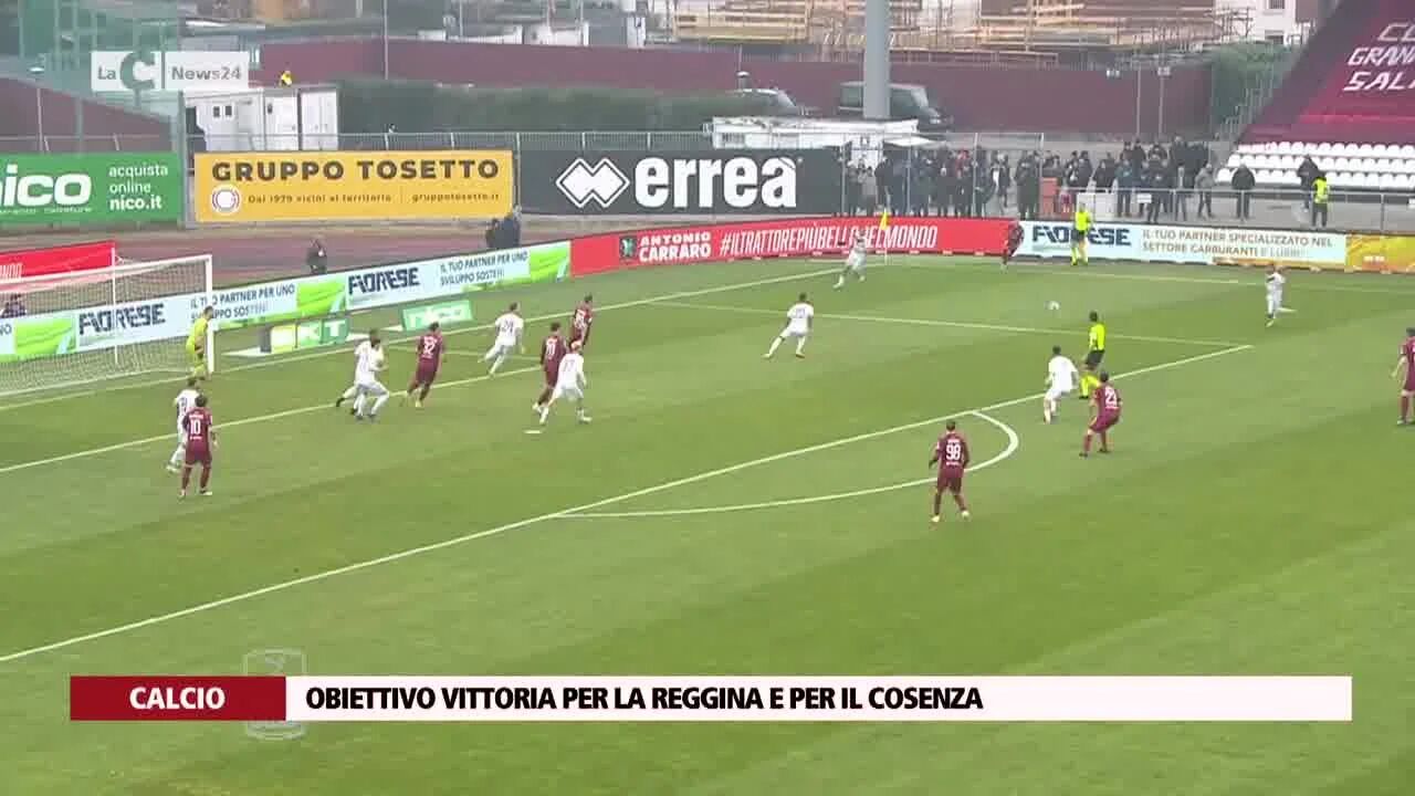 Obiettivo vittoria per la Reggina e per il Cosenza