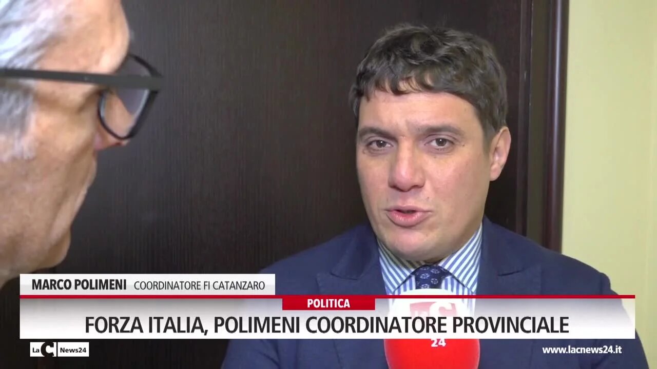 Forza Italia, Polimeni coordinatore provinciale