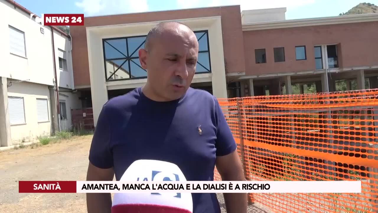 Amantea, manca l'acqua e la dialisi è a rischio