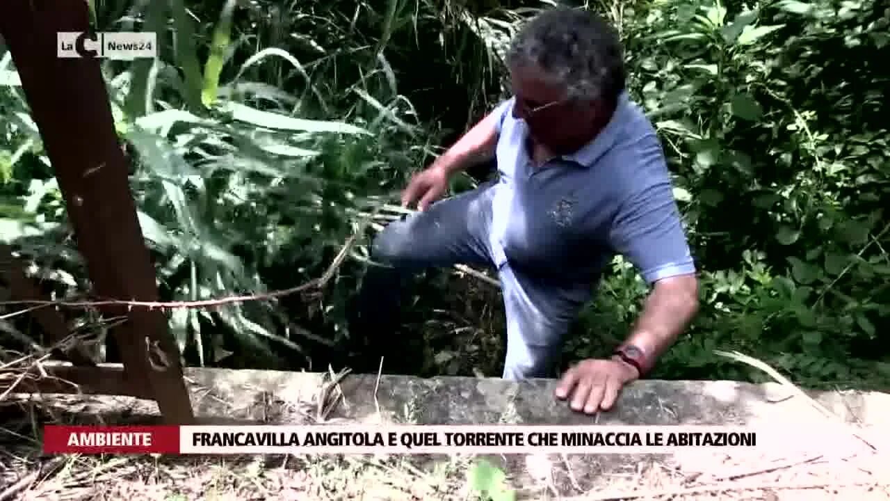 Francavilla Angitola e quel torrente che minaccia le abitazioni