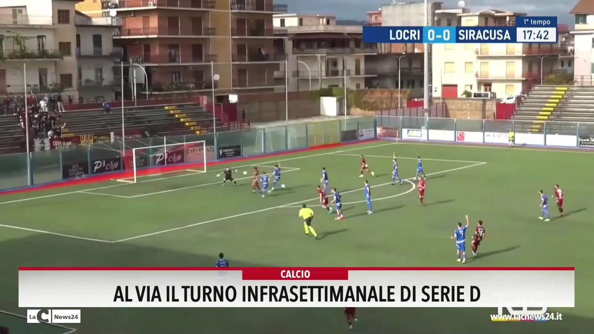 Al via il turno infrasettimanale di Serie D