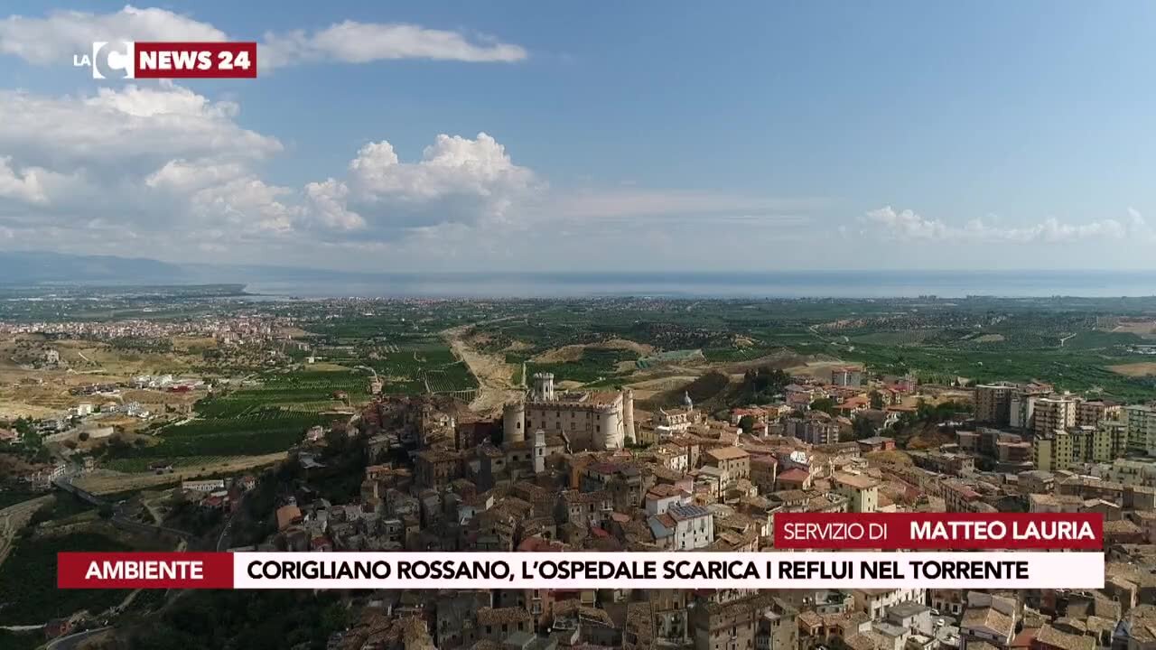 Corigliano Rossano, l’ospedale scarica i reflui nel torrente