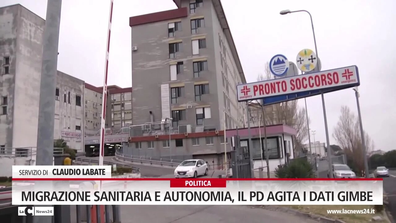 Migrazione sanitaria e autonomia, il pd agita i dati Gimbe