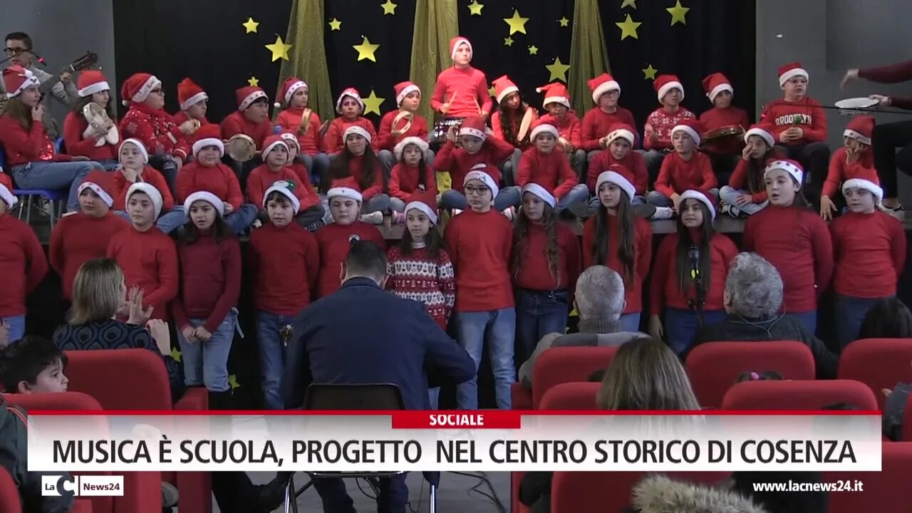 Musica è scuola, progetto  nel centro storico di Cosenza