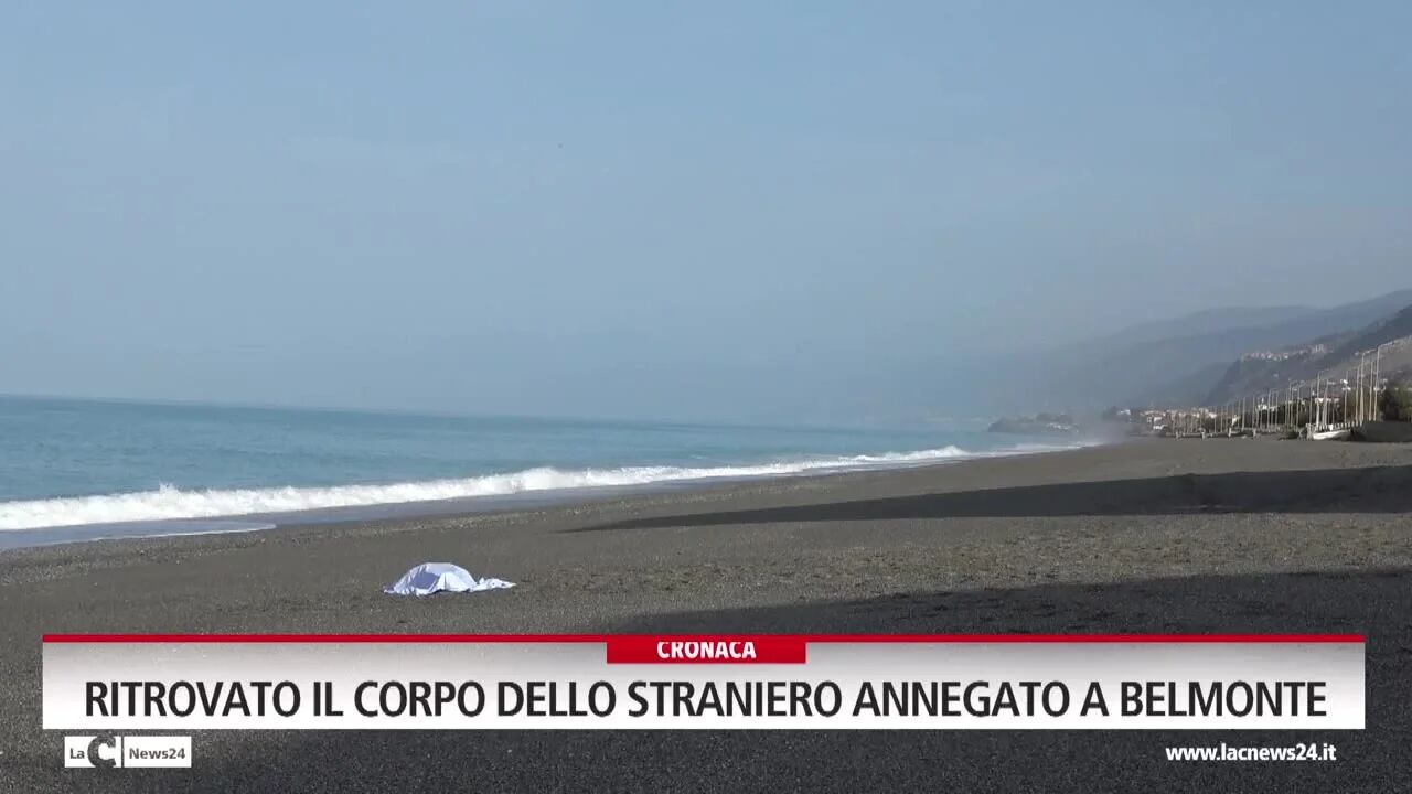 Ritrovato il corpo dello straniero annegato a Belmonte