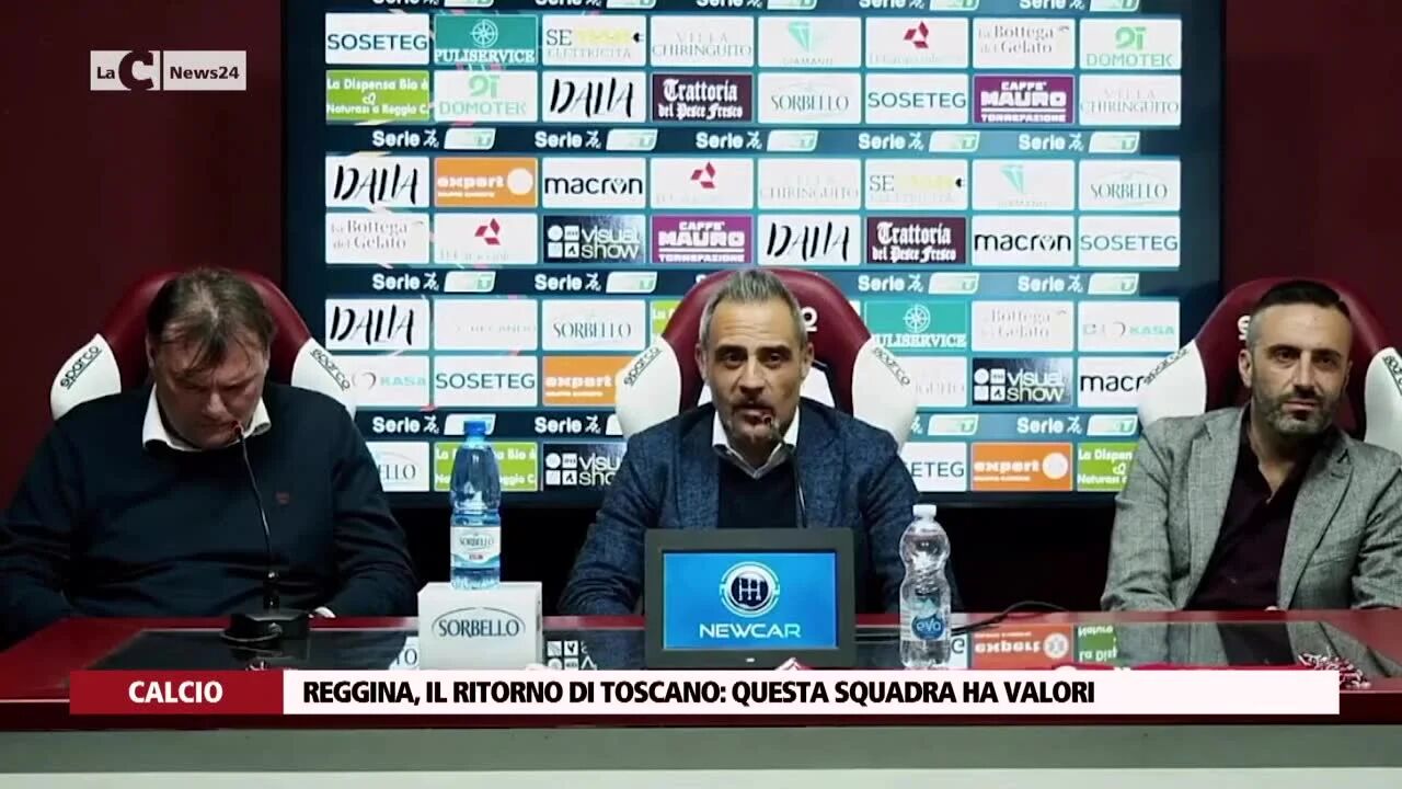Reggina, il ritorno di Toscano: questa squadra ha valori