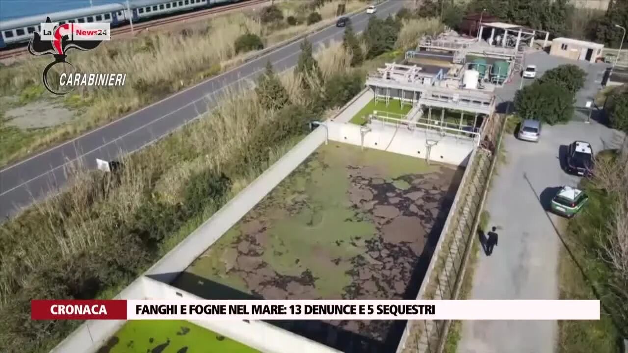 Fanghi e fogne nel mare: 13 denunce e 5 sequestri