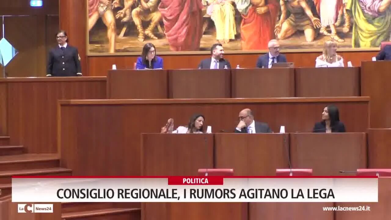 Consiglio regionale, i rumors agitano la Lega