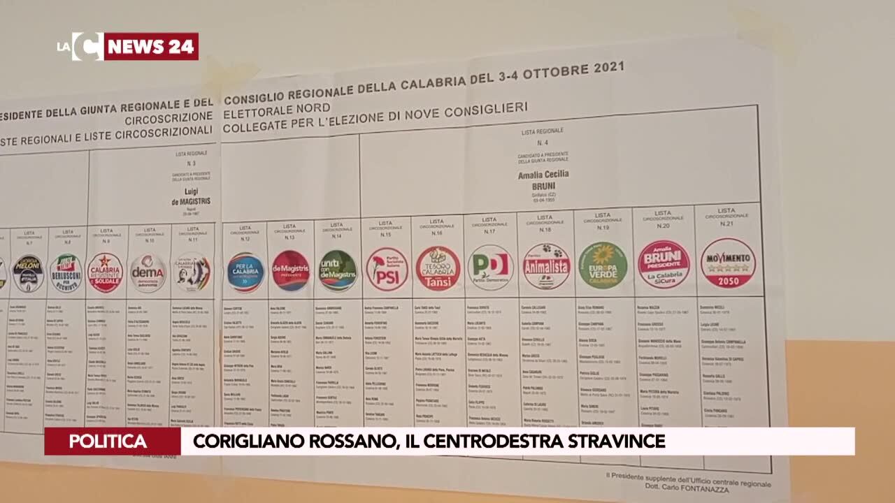 Corigliano Rossano, il centrodestra stravince