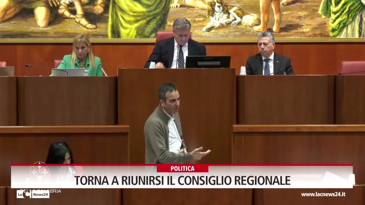 Torna a riunirsi il Consiglio regionale