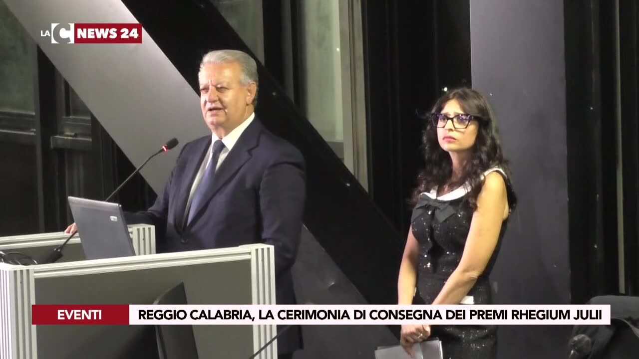 Reggio Calabria, la cerimonia di consegna dei premi Rhegium Julii