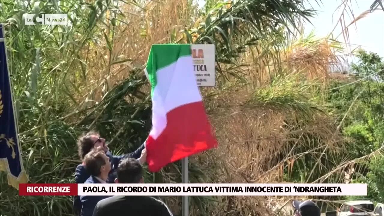 Paola, il ricordo di Mario Lattuca vittima innocente di ‘ndrangheta 