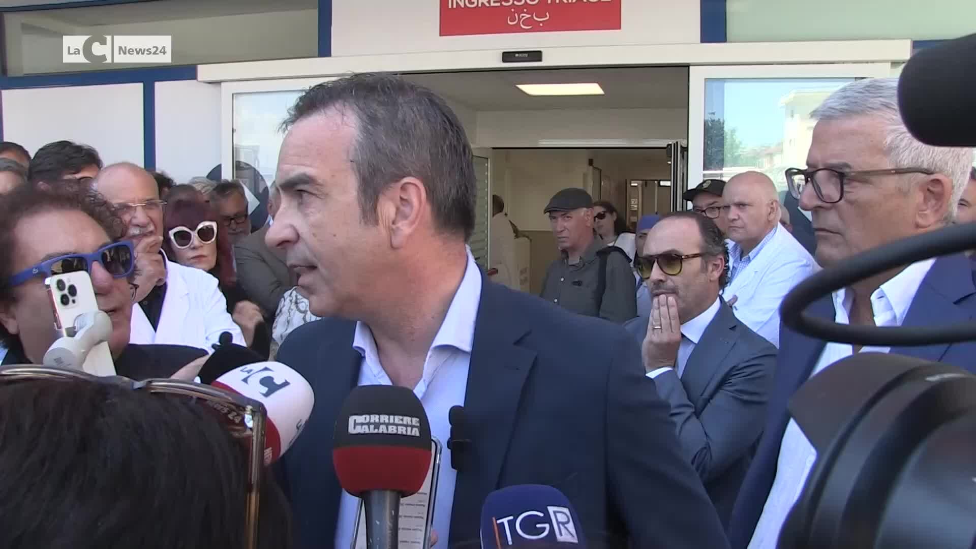 Pressing di Roberto Occhiuto sull'Inail per realizzare il policlinico universitario | VIDEO