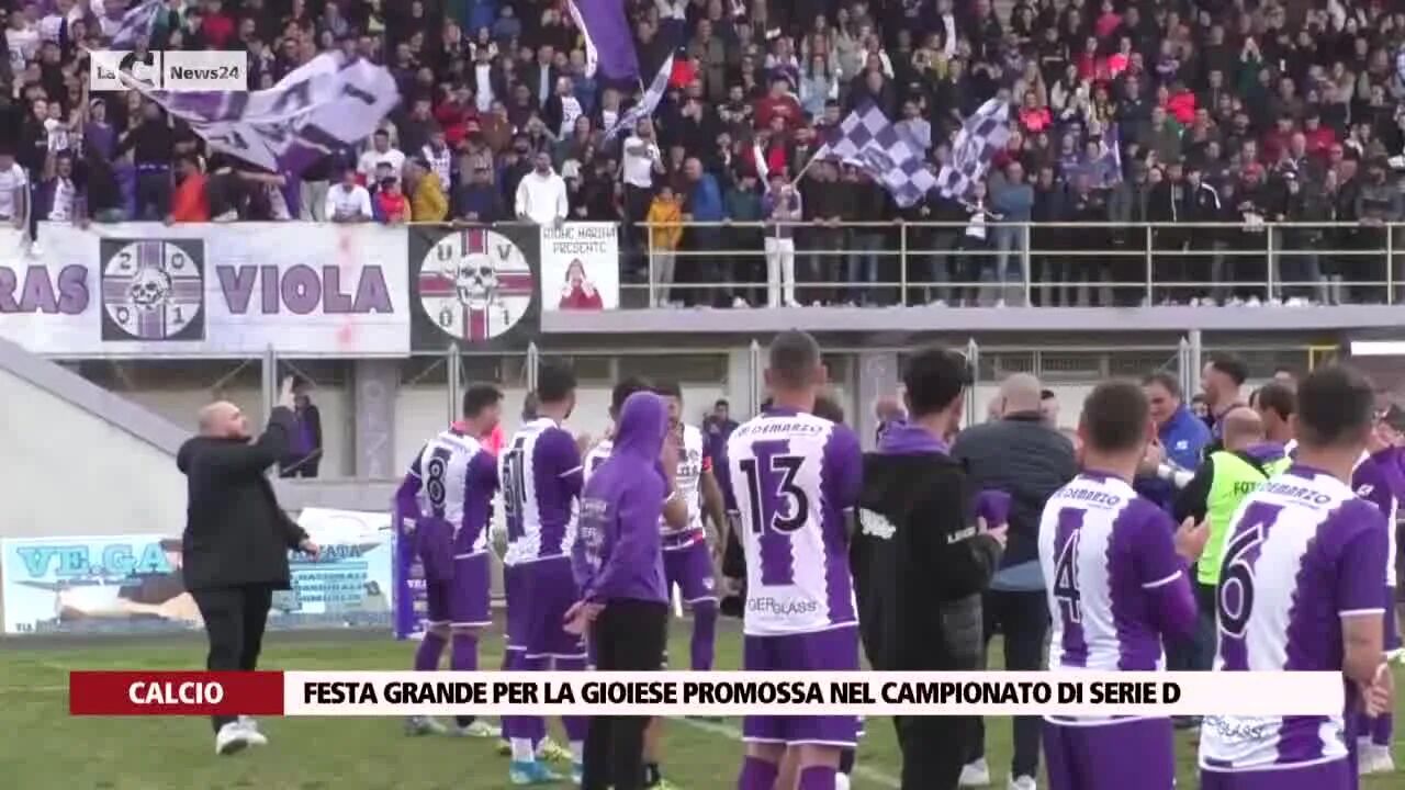 Festa grande per la Gioiese promossa nel campionato di Serie D