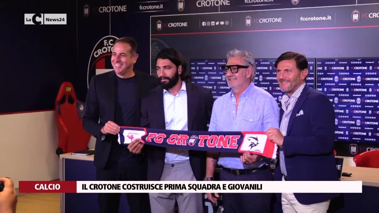 Il Crotone costruisce prima squadra e giovanili