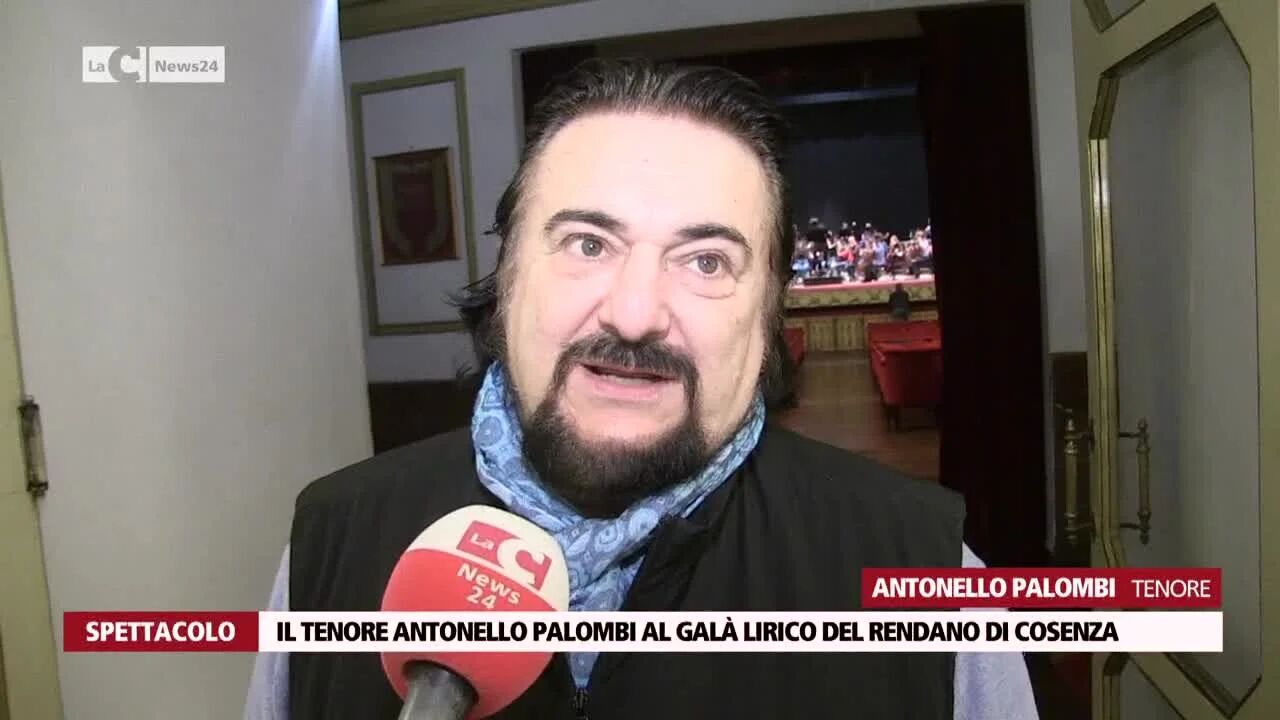 Il tenore Antonello Palombi al galà lirico del Rendano di Cosenza