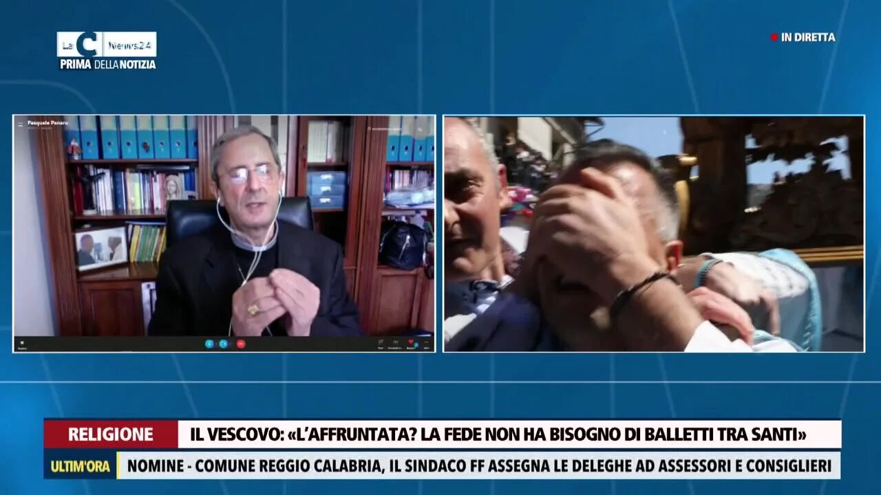 Il vescovo: «L’Affruntata? La fede non ha bisogno di balletti tra santi»