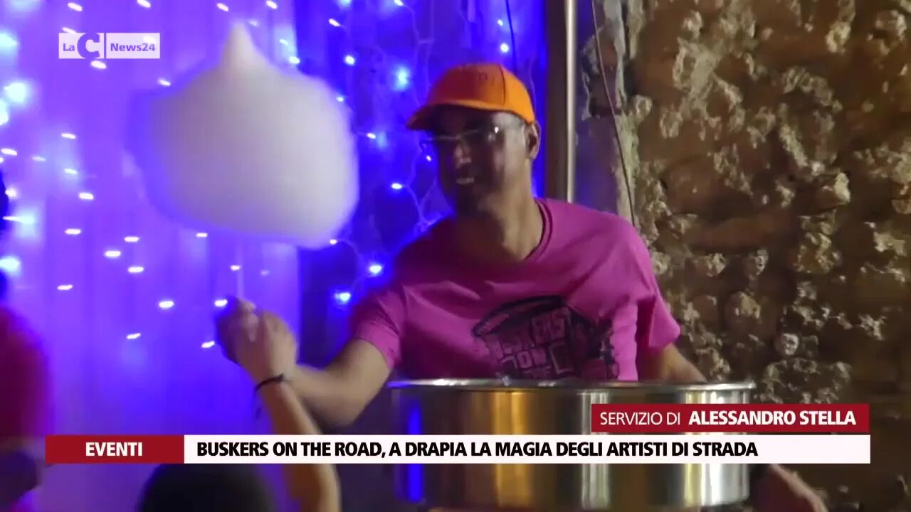 Buskers on the road, a Drapia la magia degli artisti di strada