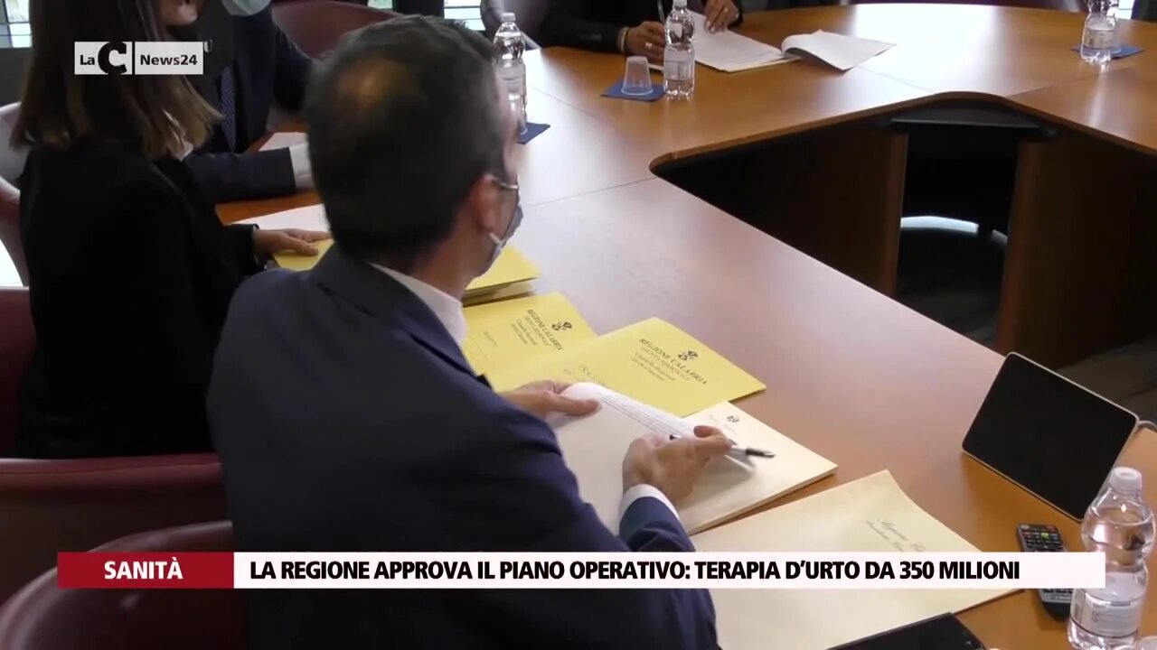 La regione approva il piano operativo, terapia d’urto da 350 milioni