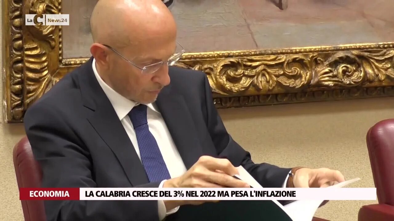 La Calabria cresce del 3% nel 2022 ma pesa l'inflazione