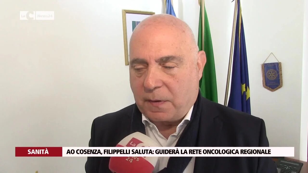 Ao Cosenza, Filippelli saluta: guiderà la Rete Oncologica regionale