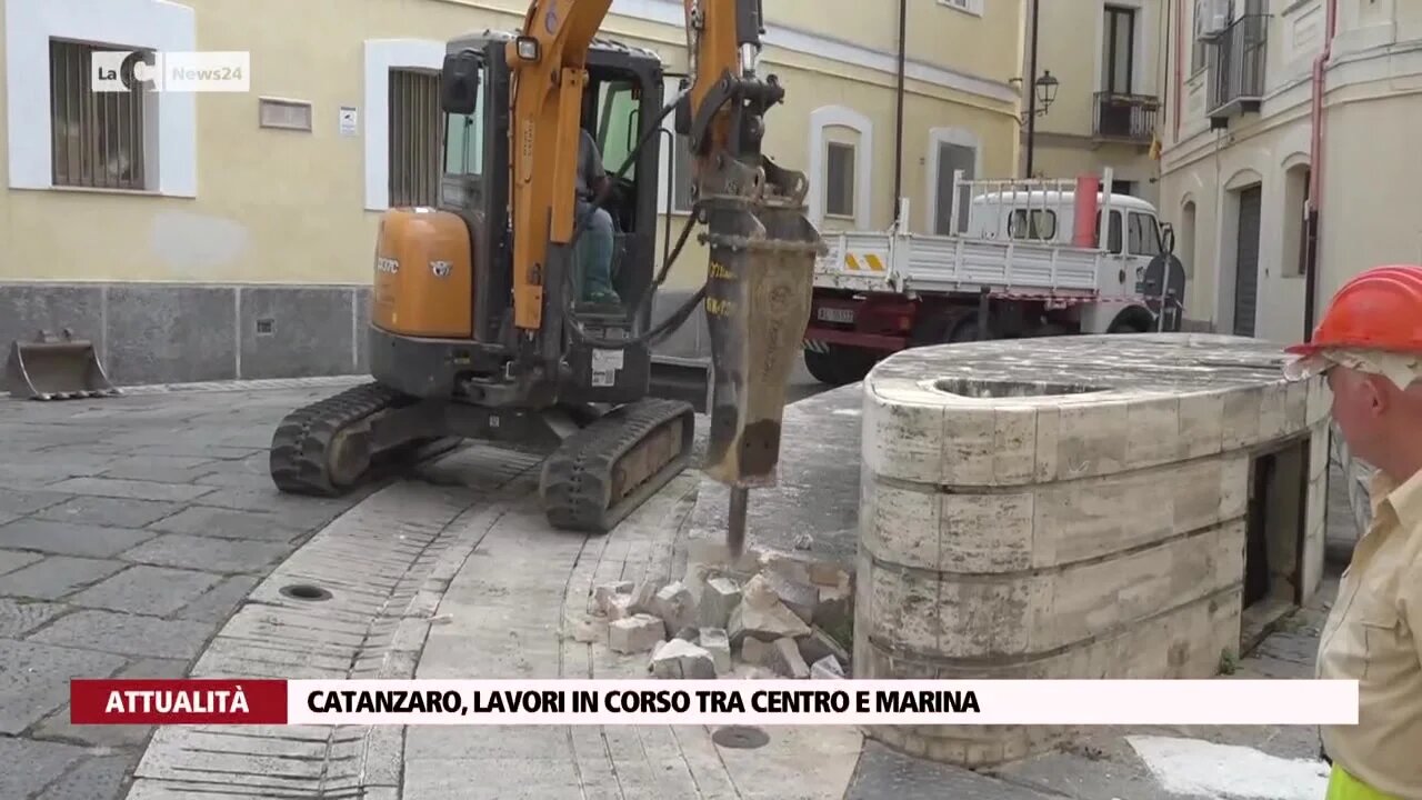 Catanzaro, lavori in corso tra centro e marina