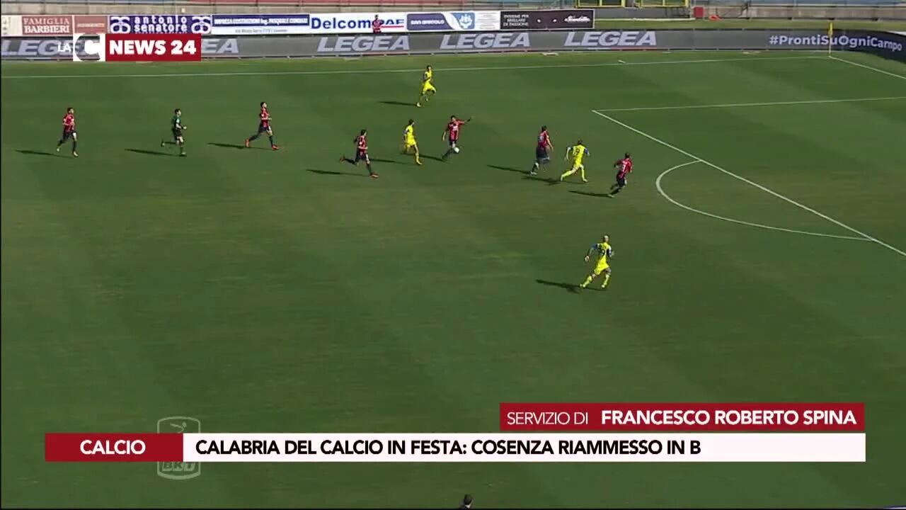Calabria del calcio in festa: Cosenza riammesso in B