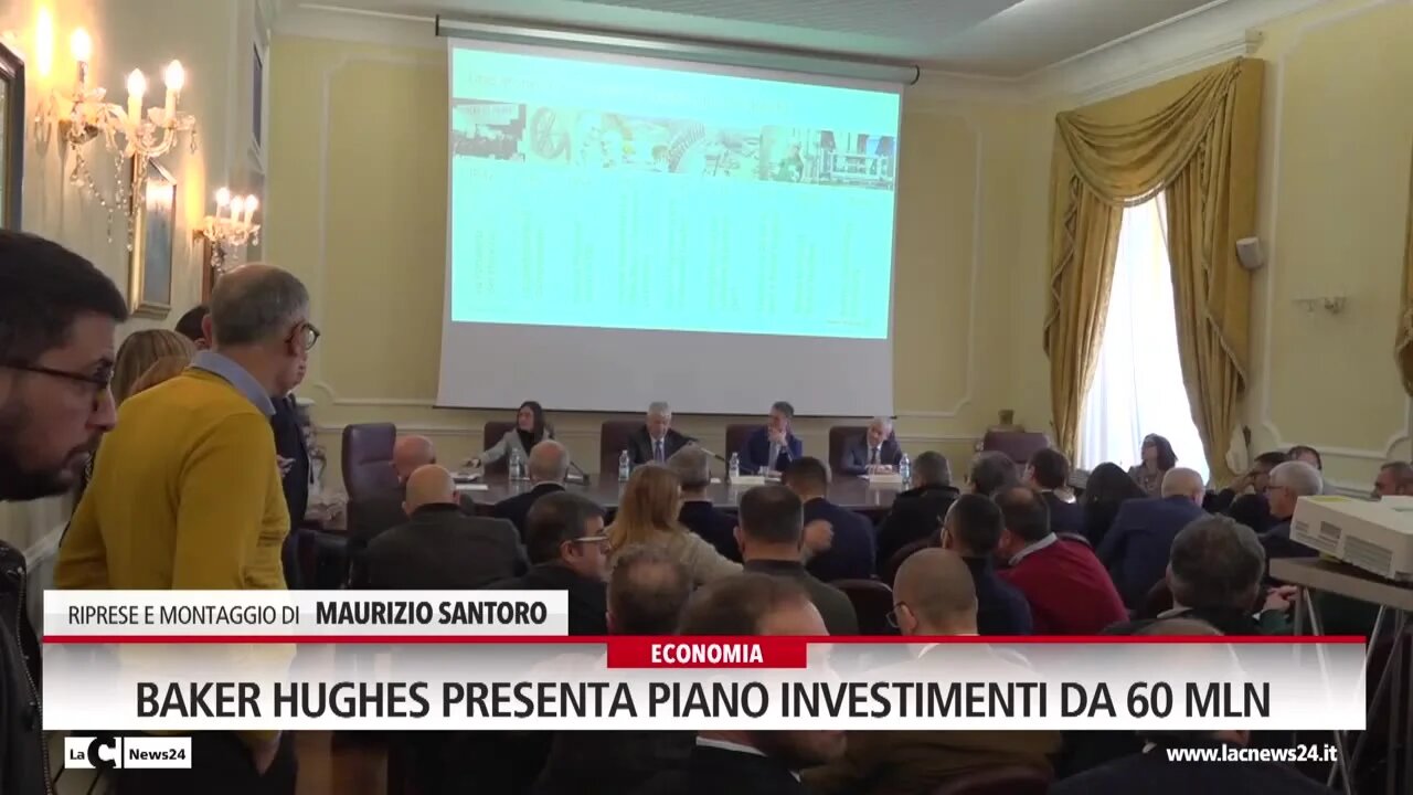 Baker Hughes presenta piano investimenti da 60 mln