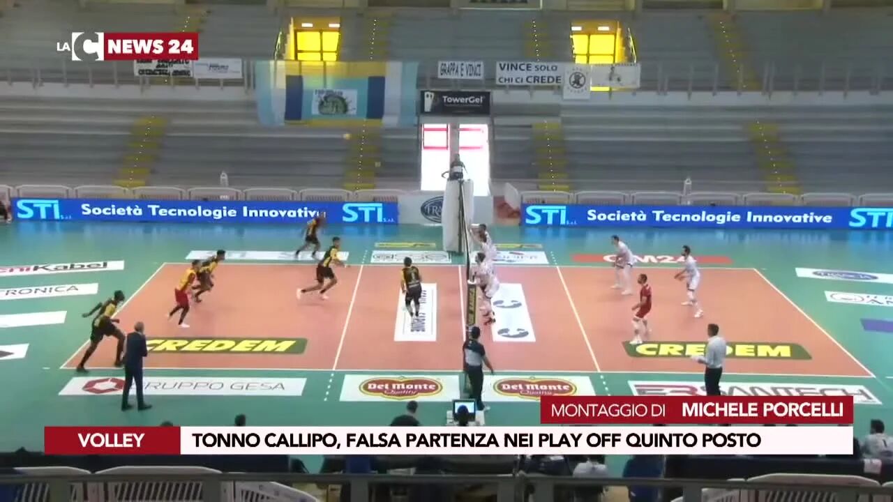 Tonno Callipo, falsa partenza nei Play off quinto posto