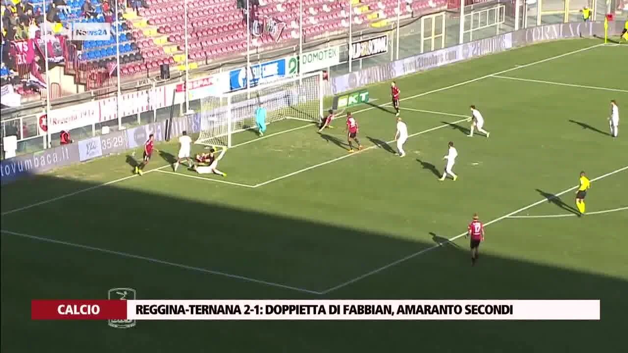 Reggina-Ternana 2-1: doppietta di Fabbian, Amaranto secondi