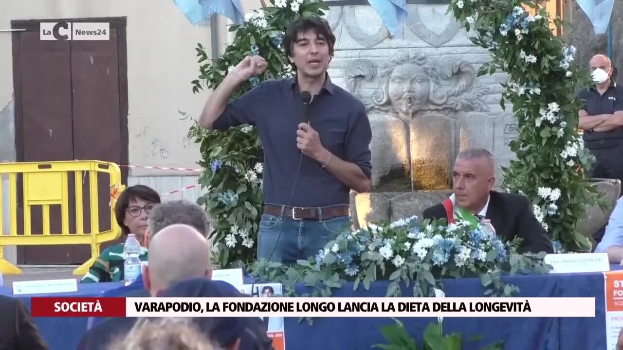 Varapodio, la fondazione Longo lancia la dieta della longevità