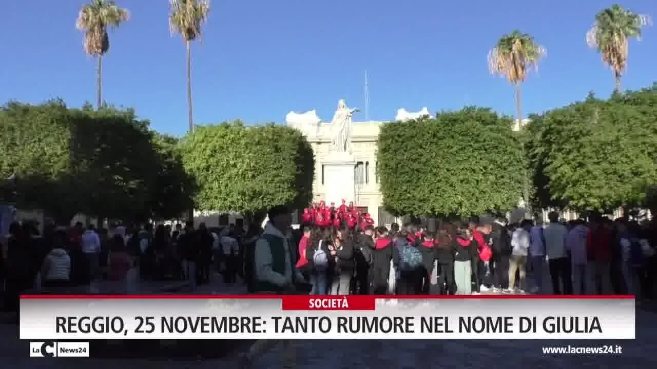 Reggio, 25 novembre: tanto rumore nel nome di Giulia