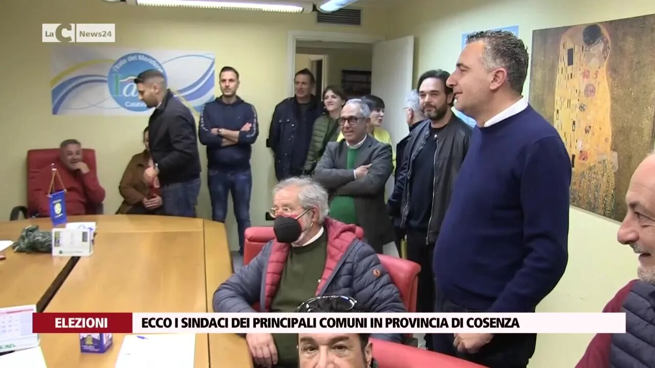 Ecco i sindaci dei principali comuni in provincia di Cosenza