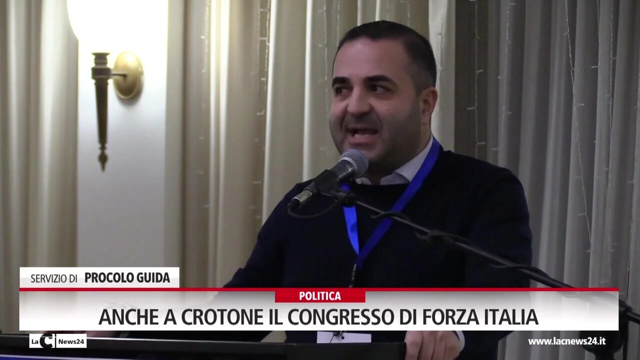 Anche a Crotone il congresso di Forza Italia