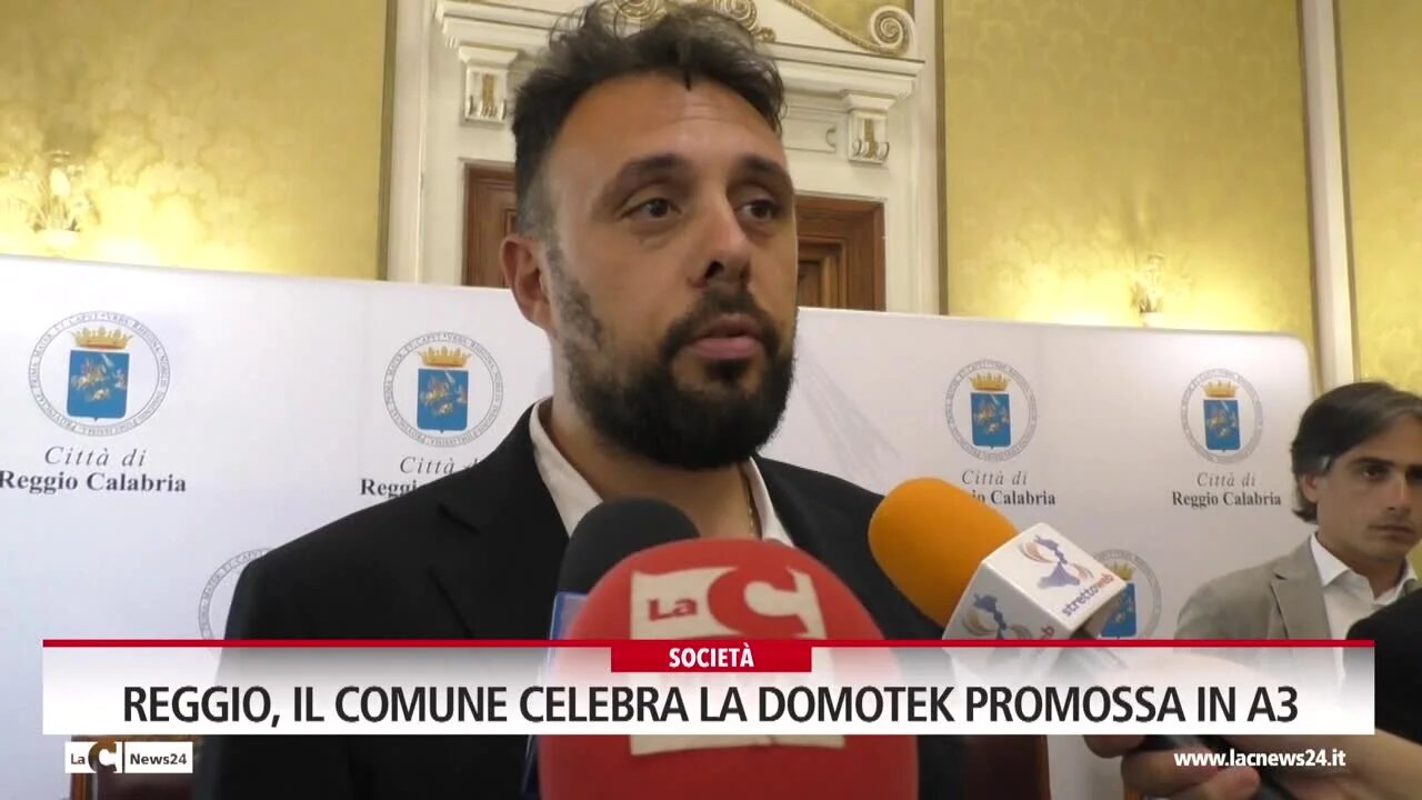 Reggio, il Comune celebra la Domotek promossa in A3