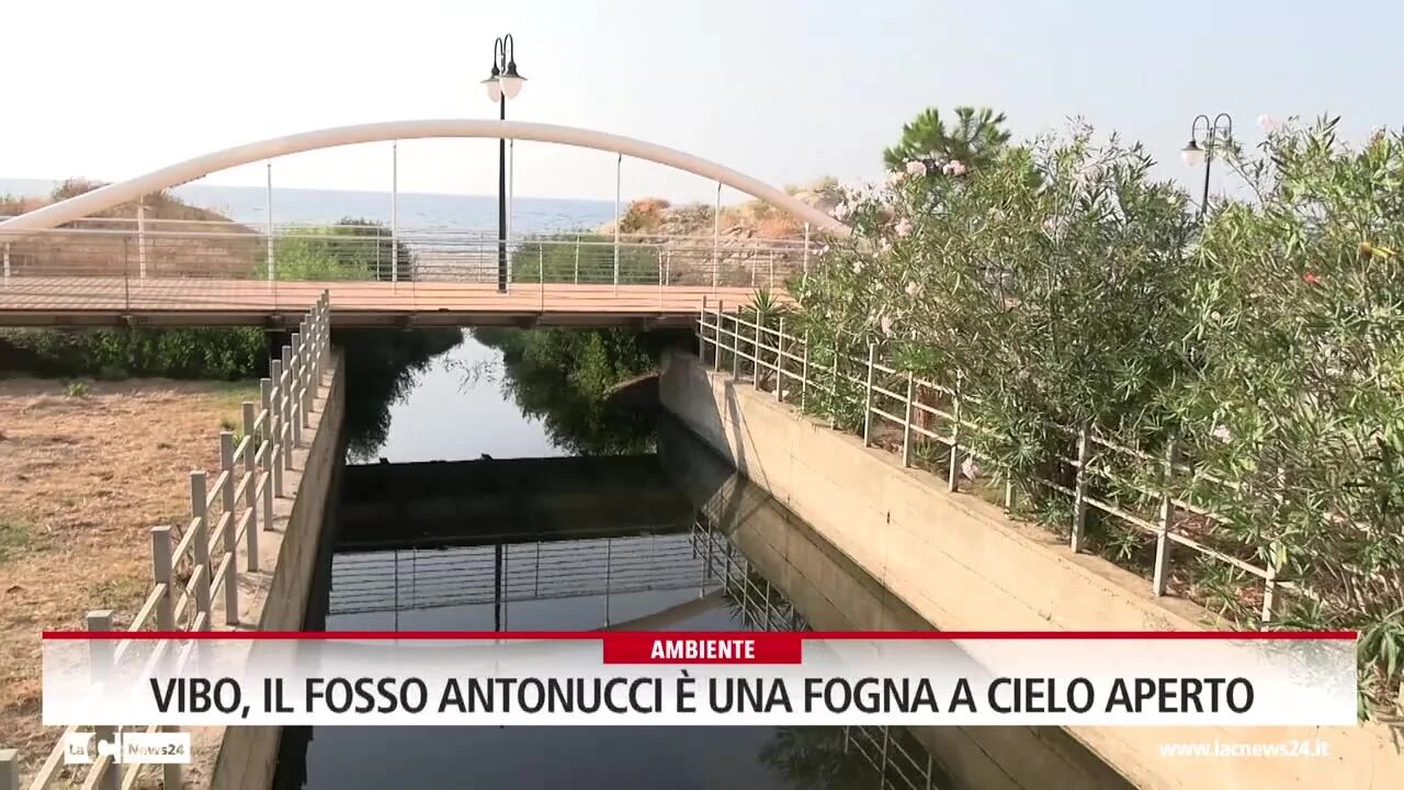Vibo, il fosso Antonucci è una fogna a cielo aperto