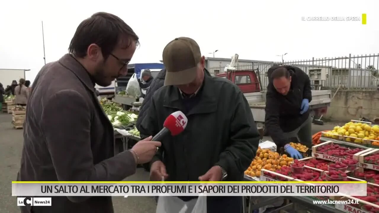 Rubrica tg carrello spesa un salto al mercato tra i profumi e i sapori dei prodotti del territorio