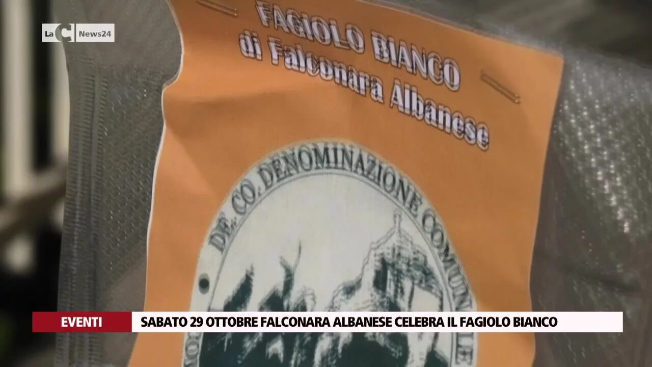 Sabato 29 ottobre Falconara Albanese celebra il fagiolo bianco