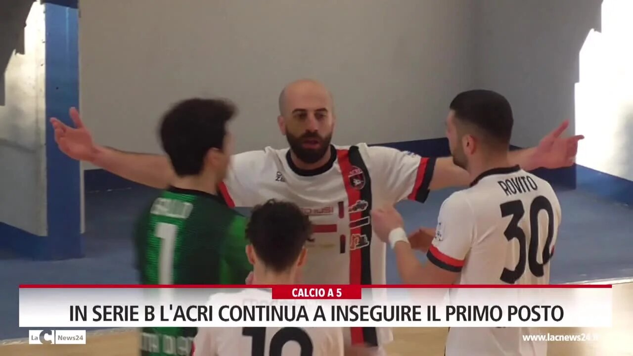 In Serie B l'Acri continua a inseguire il primo posto