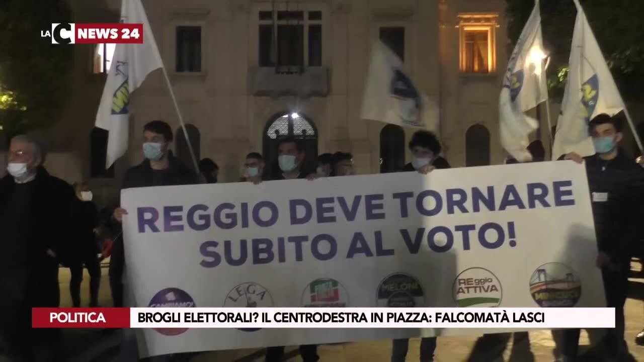 Brogli elettorali? Il centrodestra in piazza: Falcomatà lasci