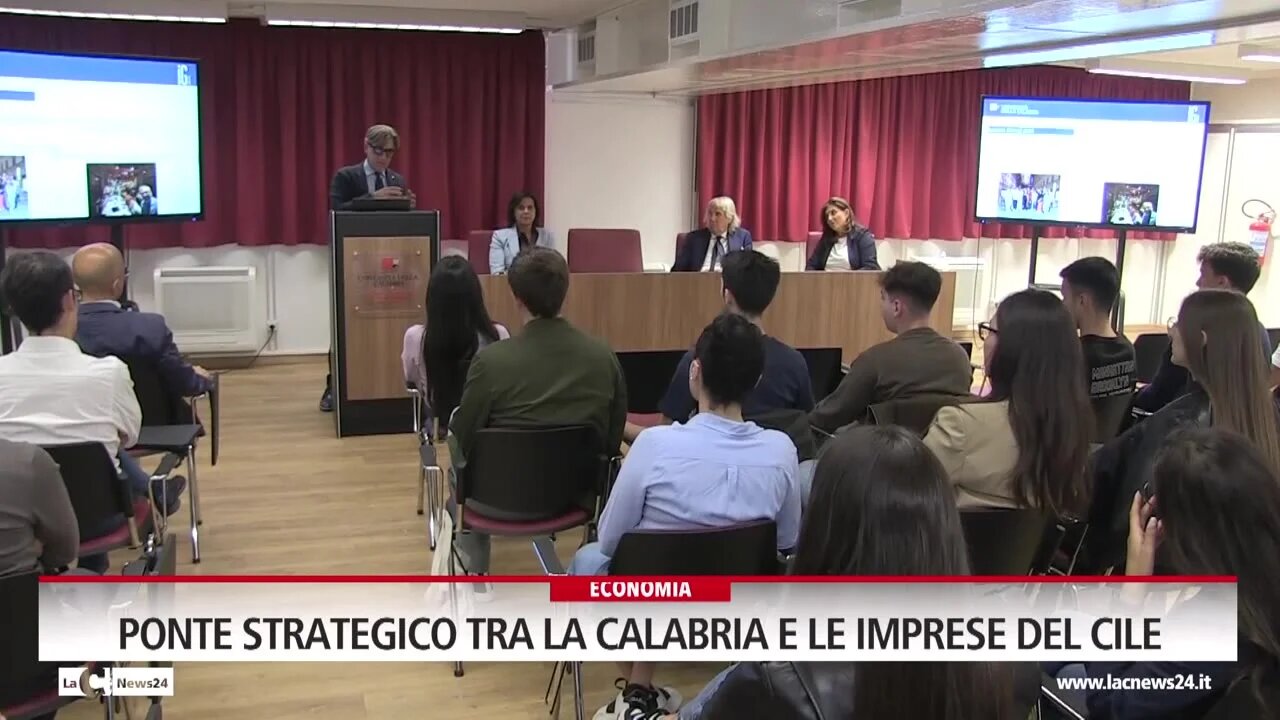 Ponte strategico tra la Calabria e le imprese del Cile