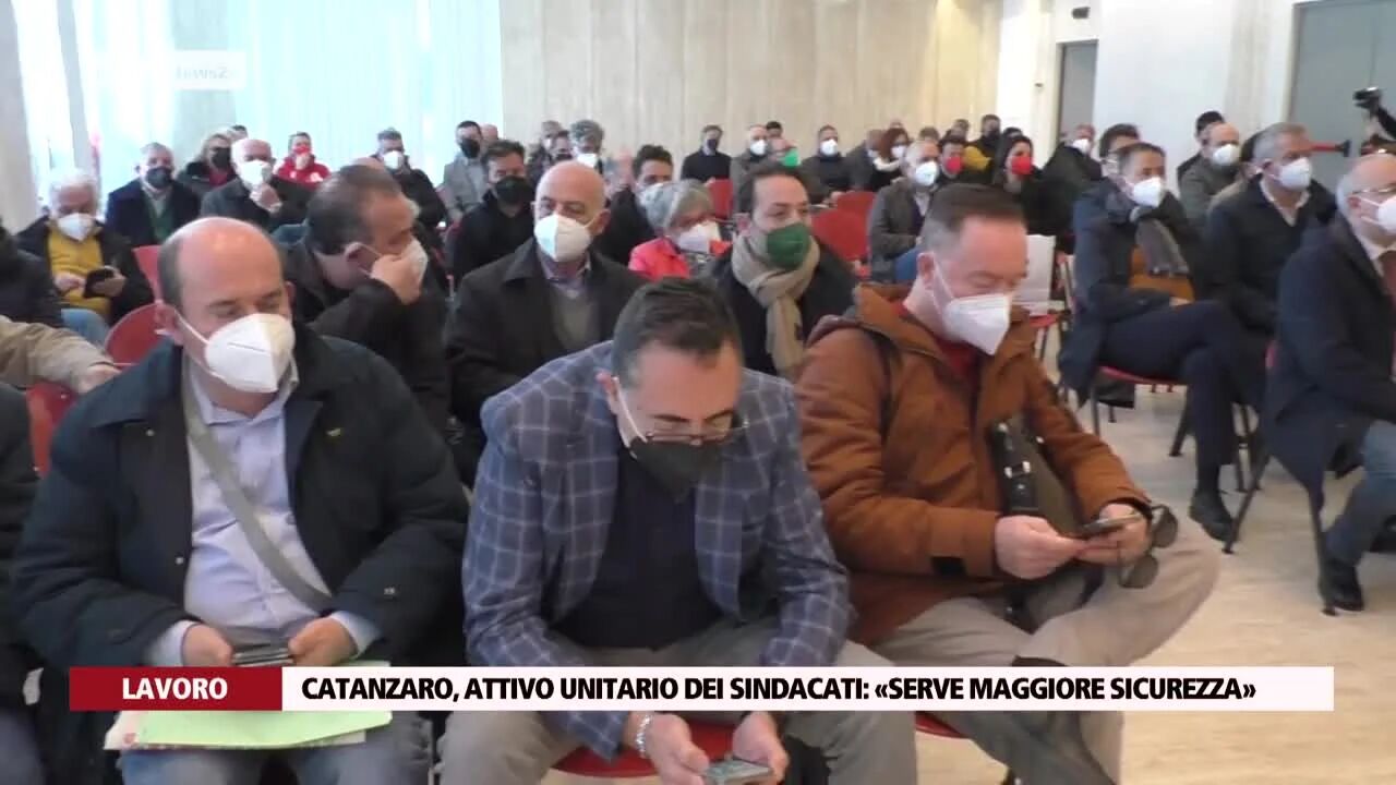 Catanzaro, attivo unitario dei sindacati: «Serve maggiore sicurezza»