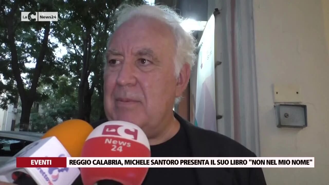 Reggio Calabria, Michele Santoro presenta il suo libro "non nel mio nome"
