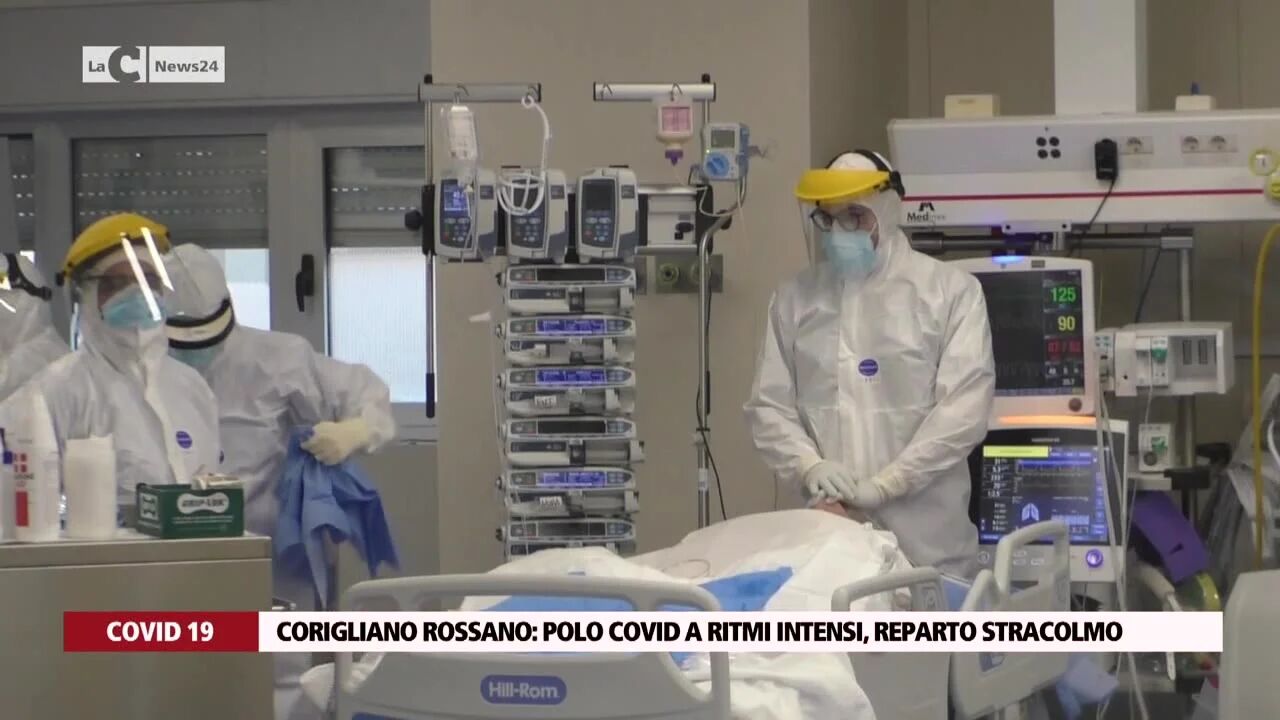 Corigliano Rossano: polo Covid a ritmi intensi, reparto stracolmo
